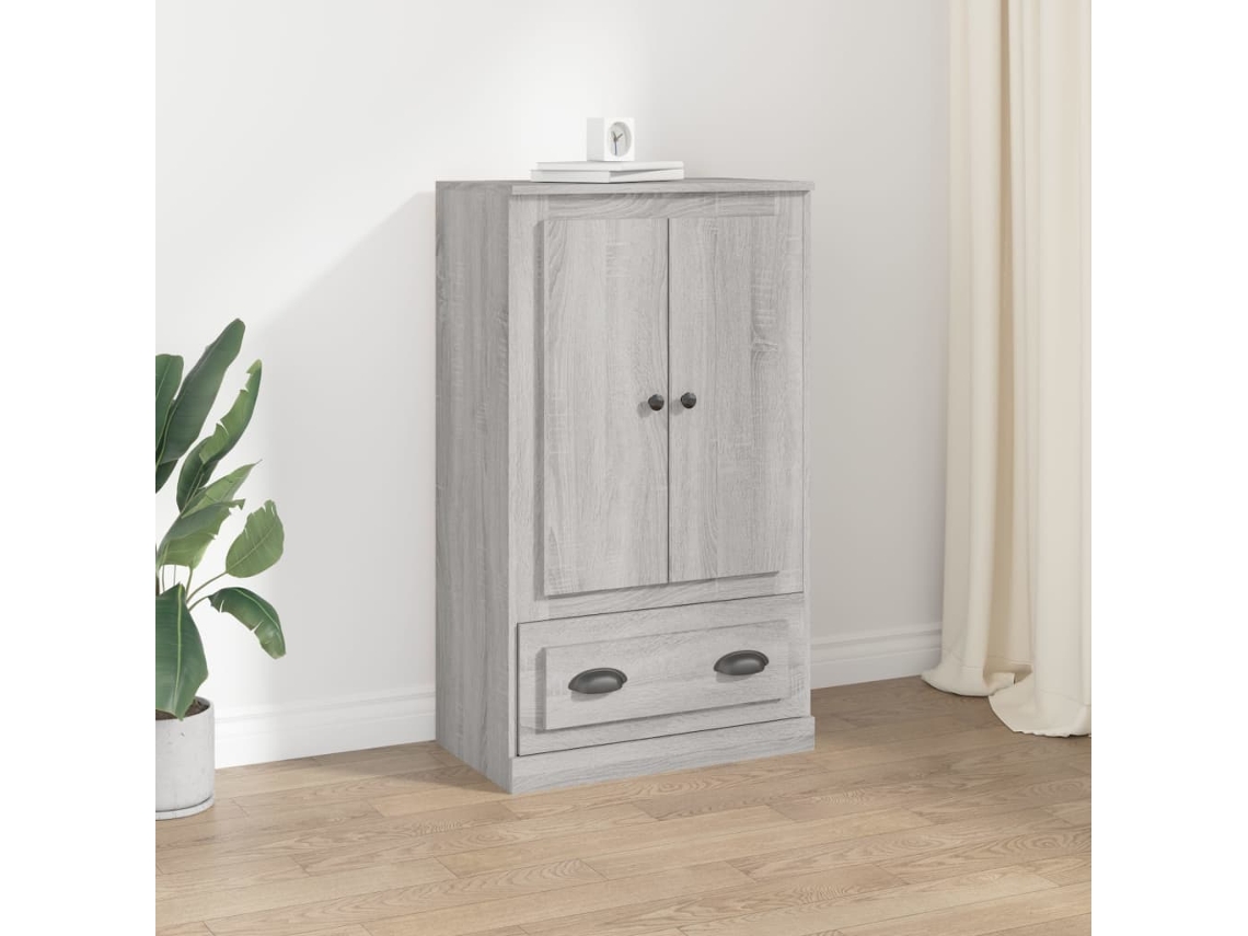 Lovely Home Armario Alto Derivados de Madera 60X35,5X103,5 Cm Sonoma Gris