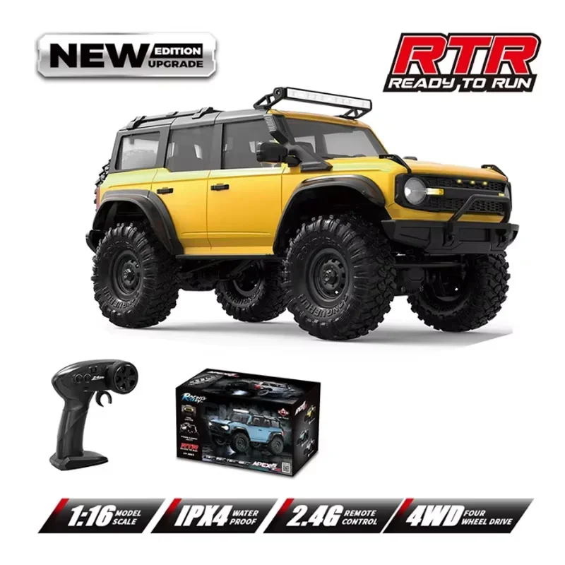 (hb-r1601) Coche RC todoterreno 4x4 a escala 1/16