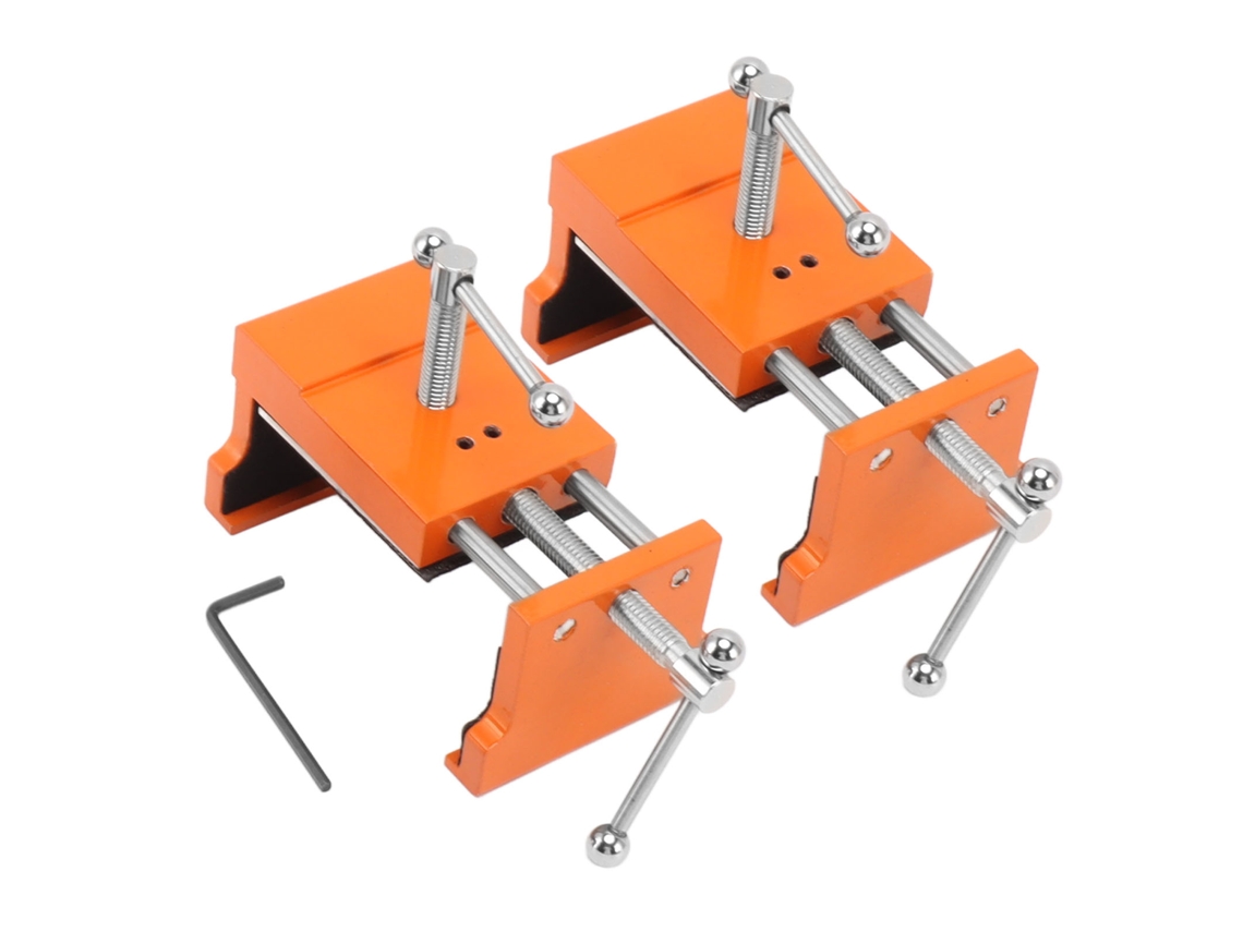 2 Abrazaderas De Aleación De Aluminio Para Marco Frontal De Armario - Naranja