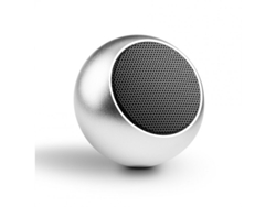 Altavoz Bluetooth Subwoofer Inalámbrico Tws para Iphone Android Plata