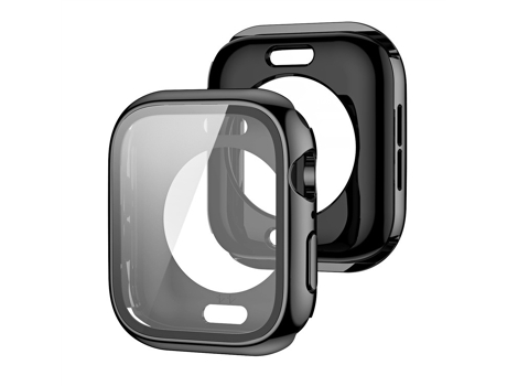 Caja de reloj inteligente con protector de pantalla Negro Apple Watch 7 / 8 41 mm