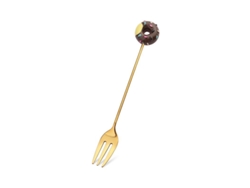 2026-41722-set De 6 Tenedores Y Cucharas Creativos De Acero Inoxidable Para Postres Donut Lollipop Macaron