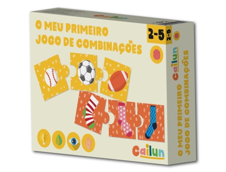 Juego de Mesa CAILUN O Meu Primeiro Jogo de Combinações (Edad Mínima: 2 Años - Dificultad: Baja)