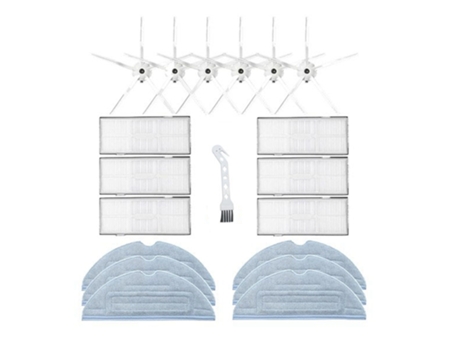 Paños de fregona de Cepillo Lateral de filtro Hepa para Xiaomi Roborock S7 T7S T7Plus, accesorios, repuestos de aspiradora