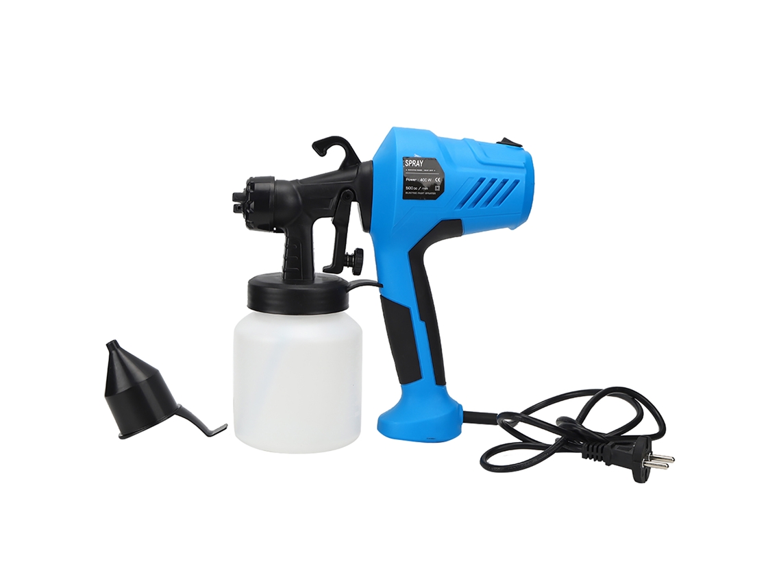 Aerosol Eléctrico De Alta Presión Con Interruptor Azul Ergonómico.