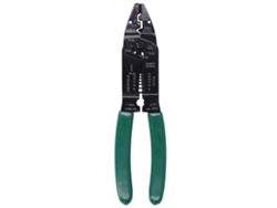 Alicates Multifuncionales Para Pelar Y Crimpar Cables, Fabricados En Acero Al Carbono Con Diseño Ergonómico.