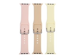 3 correas de reloj de silicona ajustables - Accesorio portátil