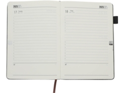 Cuaderno A5 Agenda Diaria Banda Elástica Resistente Rayado Material Oficina Multifuncional Organización