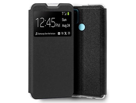 Funda COOL Flip Cover para Realme C21Y / C25Y Liso Negro