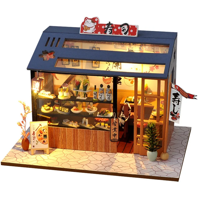 (tc035) Maqueta De Casa Diy: Exquisita Cabaña En El Bosque - Regalo De Cumpleaños Infantil