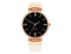 Reloj De Pulsera De Moda Para Mujer Con Correa De Malla Y Números Romanos, Blanco.