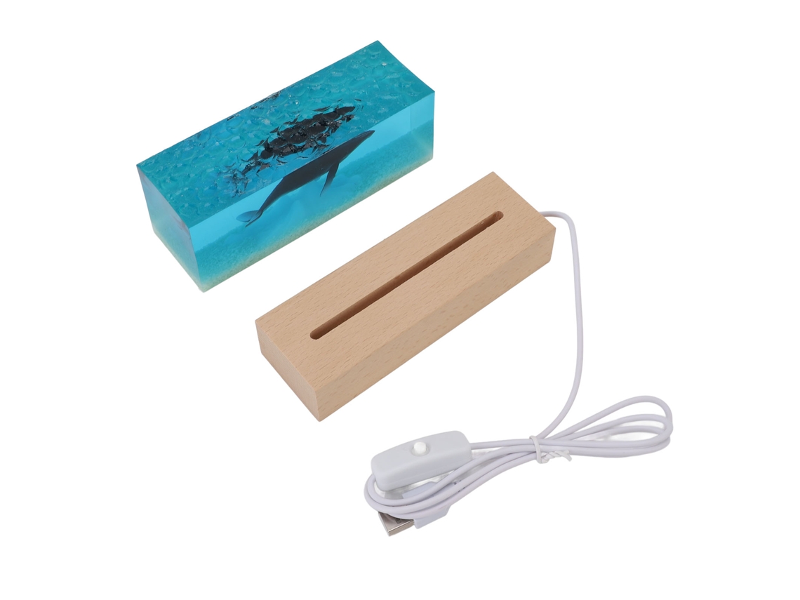 2026-luz Nocturna Con Paisaje Marino Simulado Usb, Lámpara Ambiental Decorativa De Iluminación Blanca Para Hogar Y Escritorio