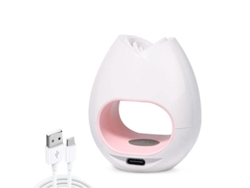 Mini Lámpara De Uñas Led Uv Usb Blanca De 16 W, Portátil, Con Forma De Rosa, Para Uñas De Gel.