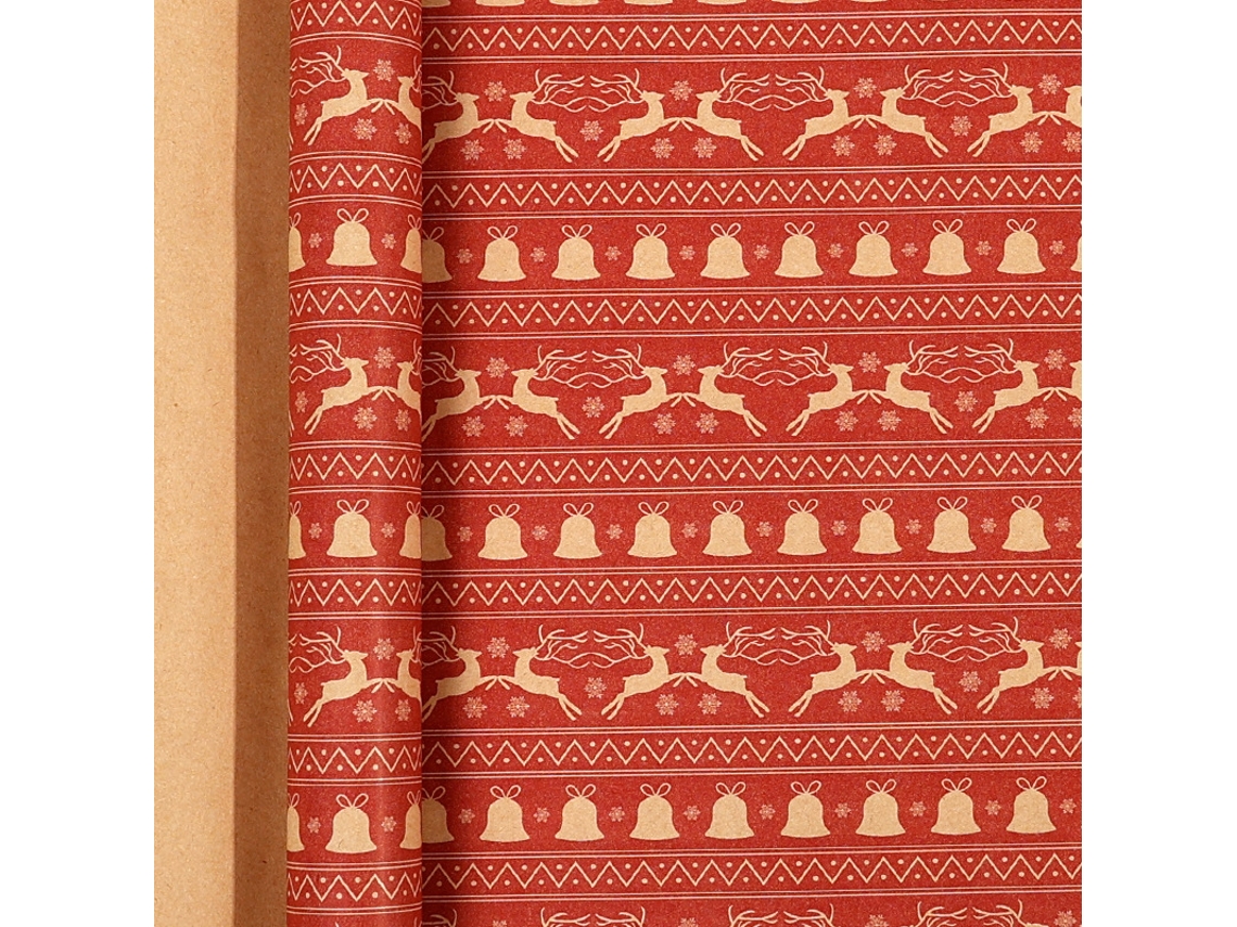 Papel de regalo navideño Eifson, hoja de papel kraft para envolver regalos de Navidad, 43 cm x 3 m (13)