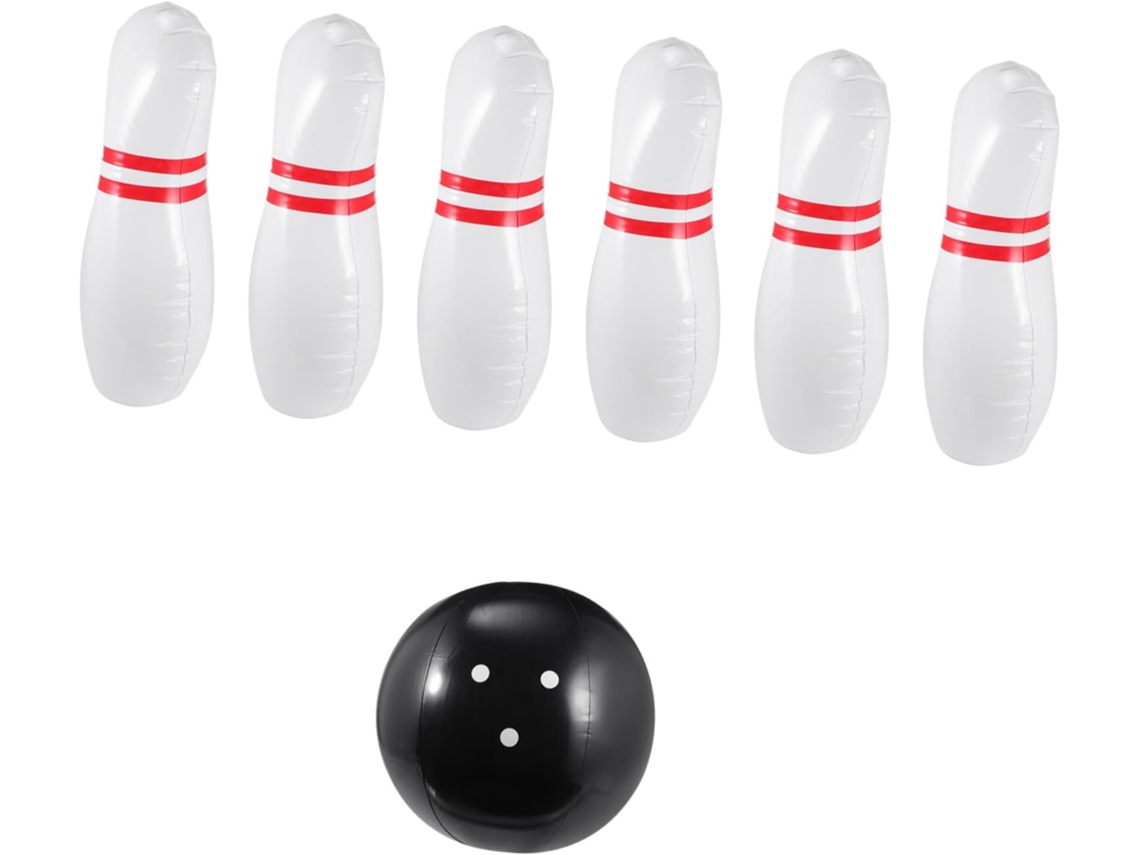 Juego De Bolos Inflable De Pvc Para Niños Y Niñas, Juego Para Interiores Y Exteriores, Educativo Para Padres.