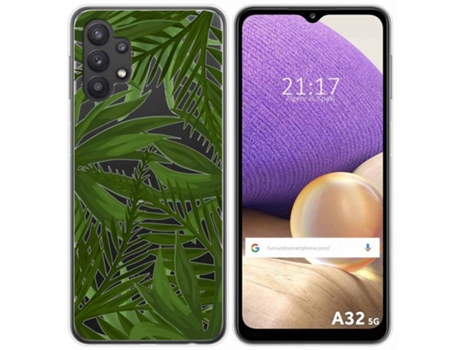Carcasa Samsung Galaxy A32 5G TUMUNDOSMARTPHONE Dibujos Transparente Multicolor