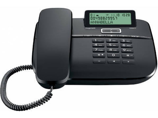 Telefone GIGASET Siemens  DA611 Negro (S30350-S212-R121)