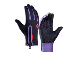 Guantes De Ciclismo Impermeables Con Pantalla Táctil Y Forro De Felpa Cálida Para Esquí Y Senderismo Al Aire Libre, Invierno, Unisex.