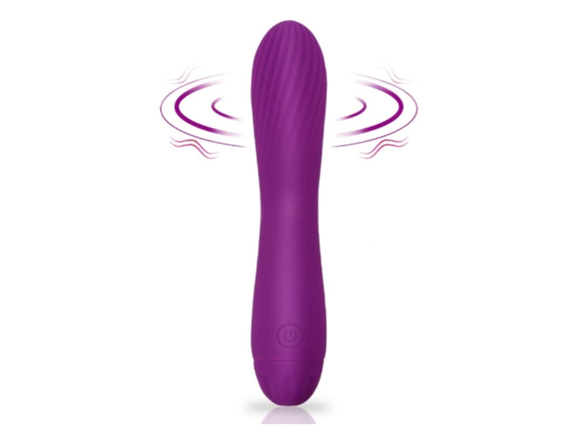 Vibradores femeninos con 10 modos de masaje, juguetes sexuales, recargables por USB, morados