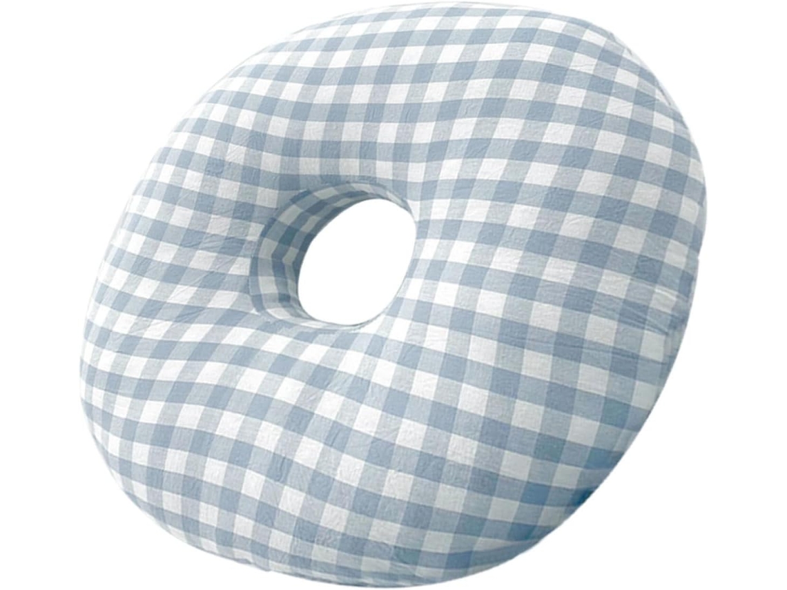 Almohada Perforada Para Aliviar El Dolor Después De Una Perforación De Oreja, Almohada Redonda Y Suave Para Dormir.