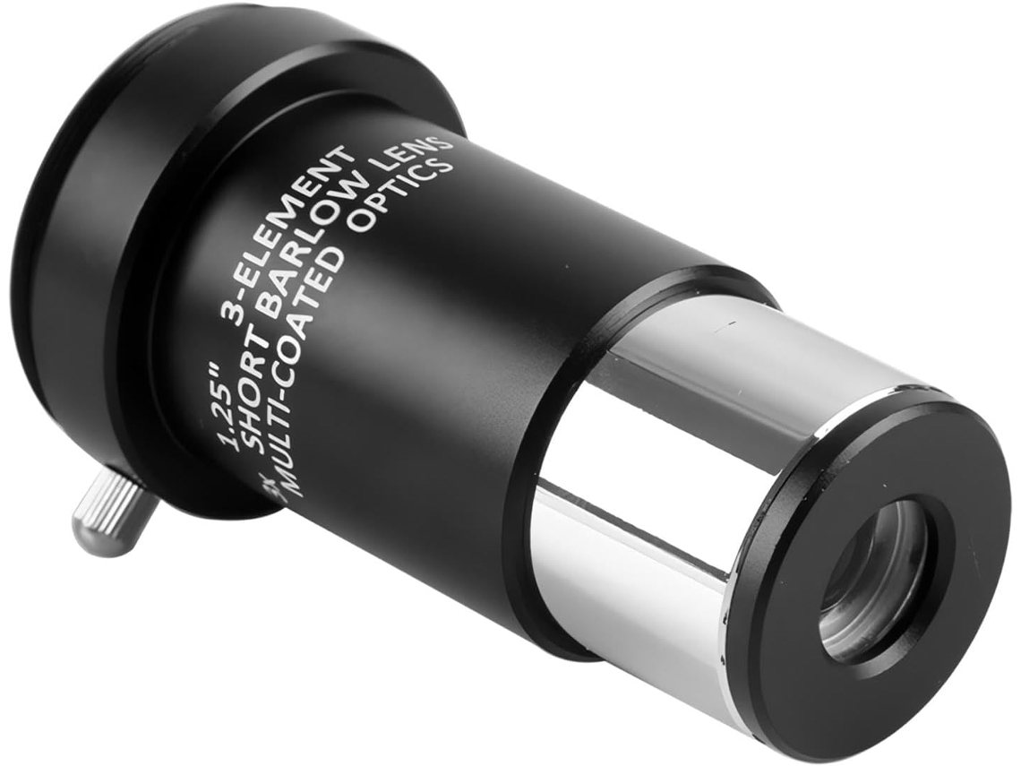 Lente de telescopio, ocular con revestimiento completo, lente Barlow de 31 mm con aumento de 2x. SFUSHOS