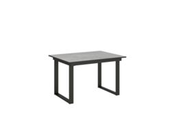Mesa de Comedor ITAMOBY Bandos (90x120/180 - Paneles de Melamina - Cemento)