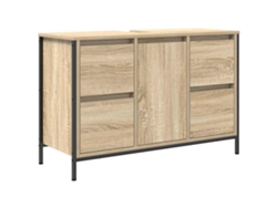Maison Exclusive - Mueble De Lavabo Con Cajones Roble Sonoma 90x34,5x60 Cm