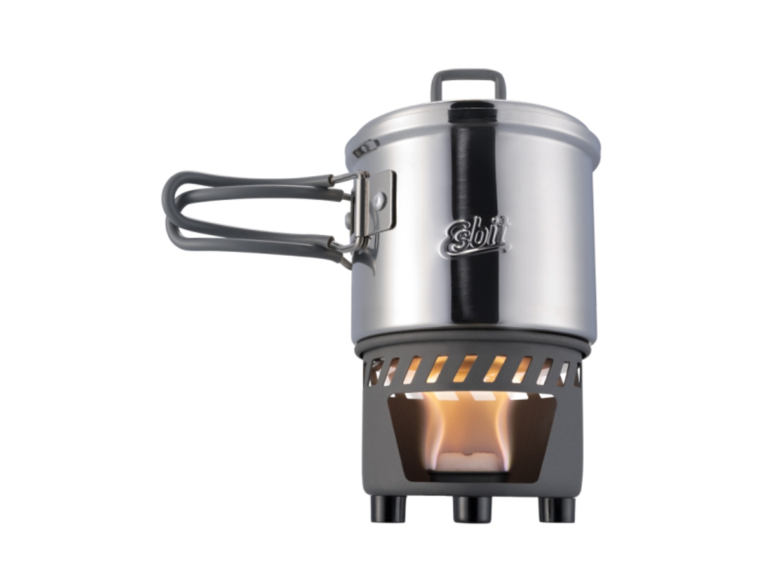 Juego de cocina y hornillo de acero inoxidable ESBIT