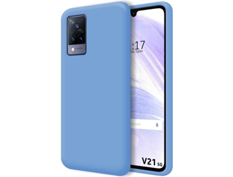 Carcasa Vivo V21 5G TUMUNDOSMARTPHONE Silicona Líquida Azul