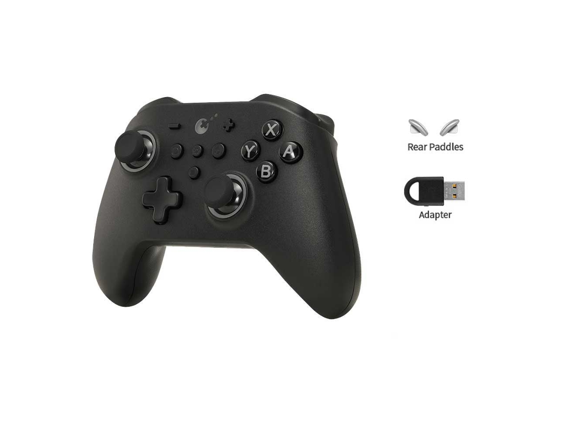 Mando inalámbrico Pro con joystick y gatillos de efecto Hall, compatible con Windows, Nintendo Switch, Android e iOS, color negro. Aeuzwr