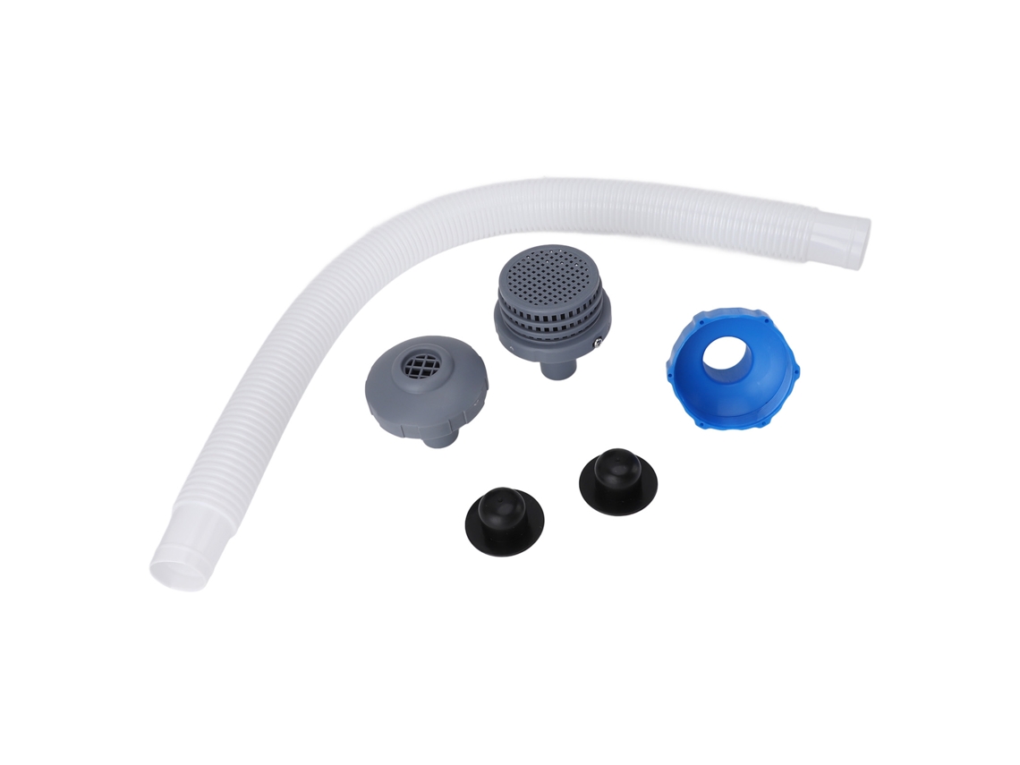 Juego de conectores para boquilla de piscina con adaptador de manguera y rejilla de filtro