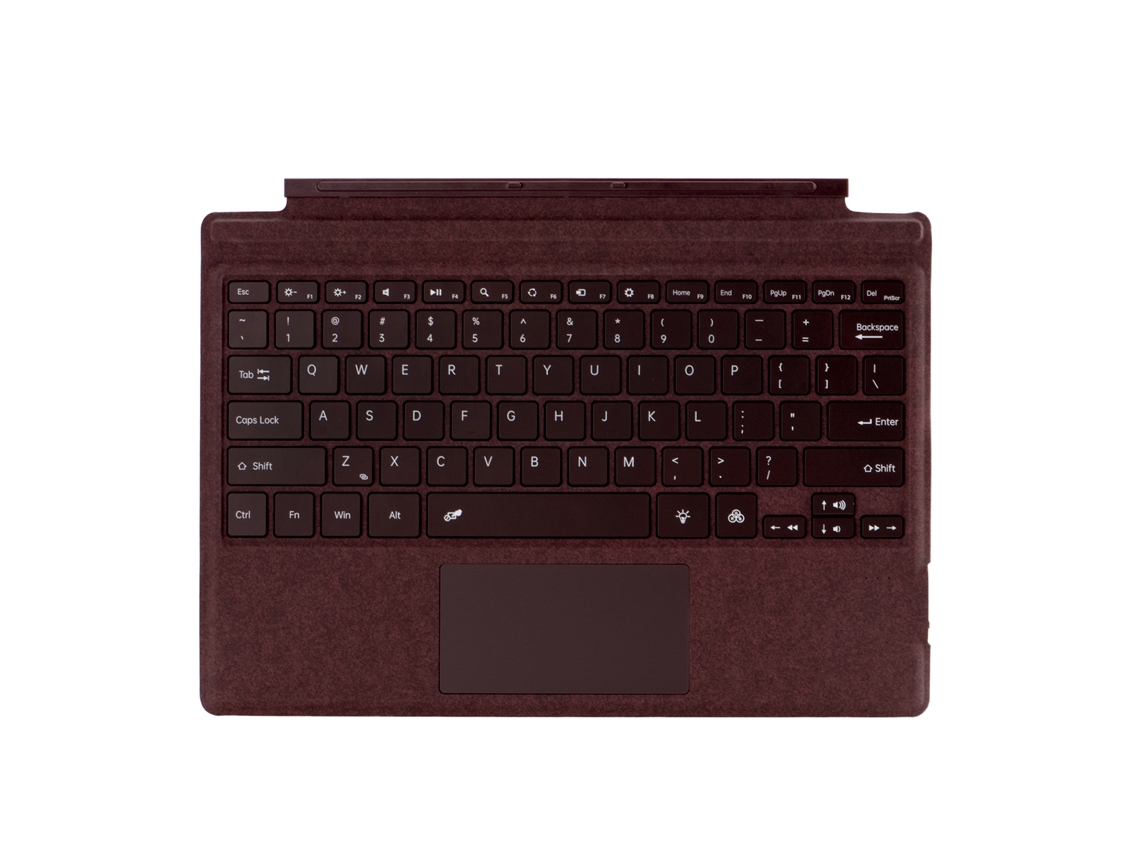 Teclado Delgado Magnético Con Retroiluminación Bt 5.1 Para Microsoft Surface Pro 3/4/5/6/7
