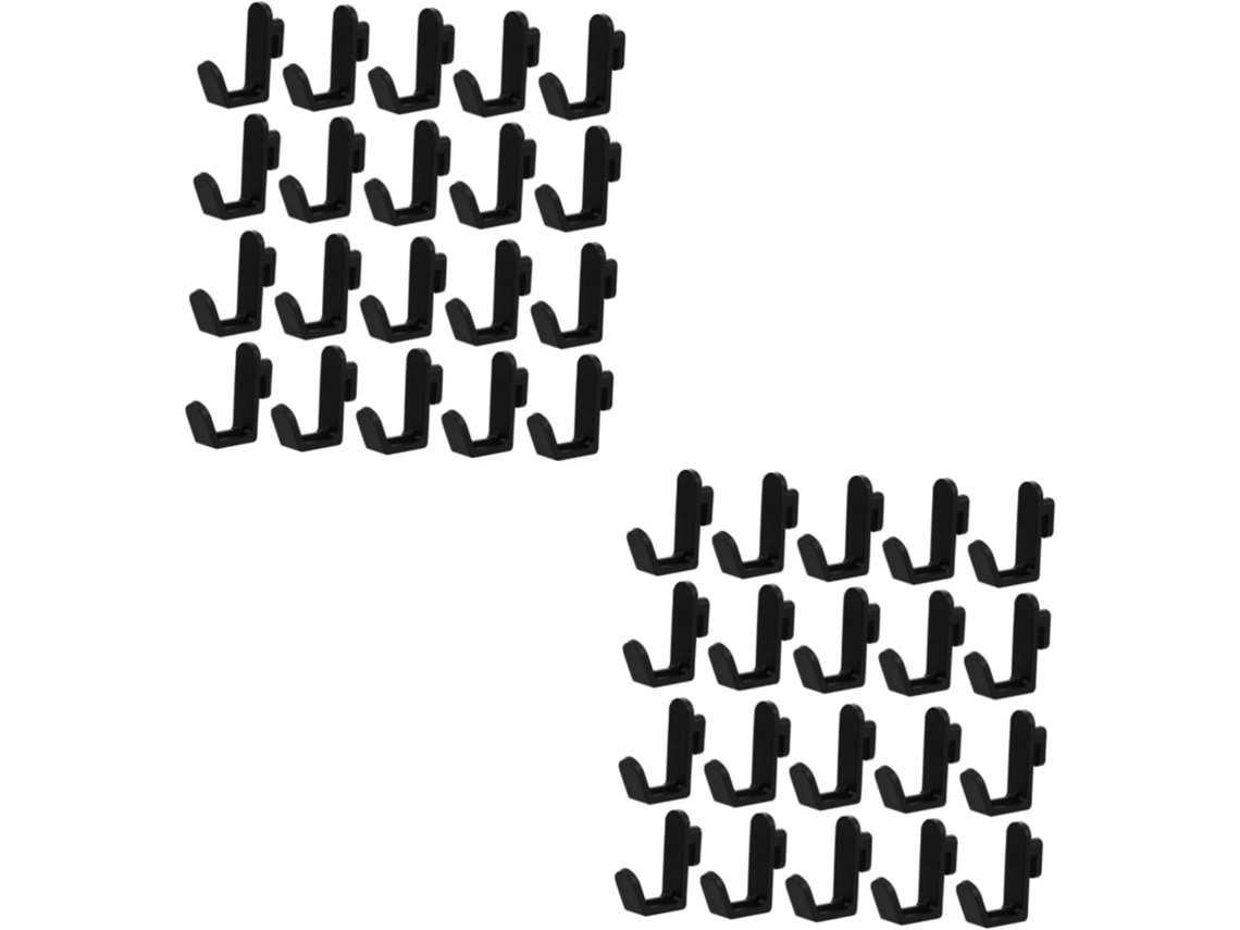 Estanterías De Pared Perforadas Plástico 40 Pzas - Prácticas Para Garaje Y Cocina Fácil Almacenamiento