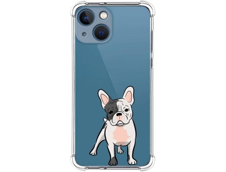 Carcasa iPhone 13 Mini (5.4) TUMUNDOSMARTPHONE Dibujos Antigolpes Perros 06 Multicolor