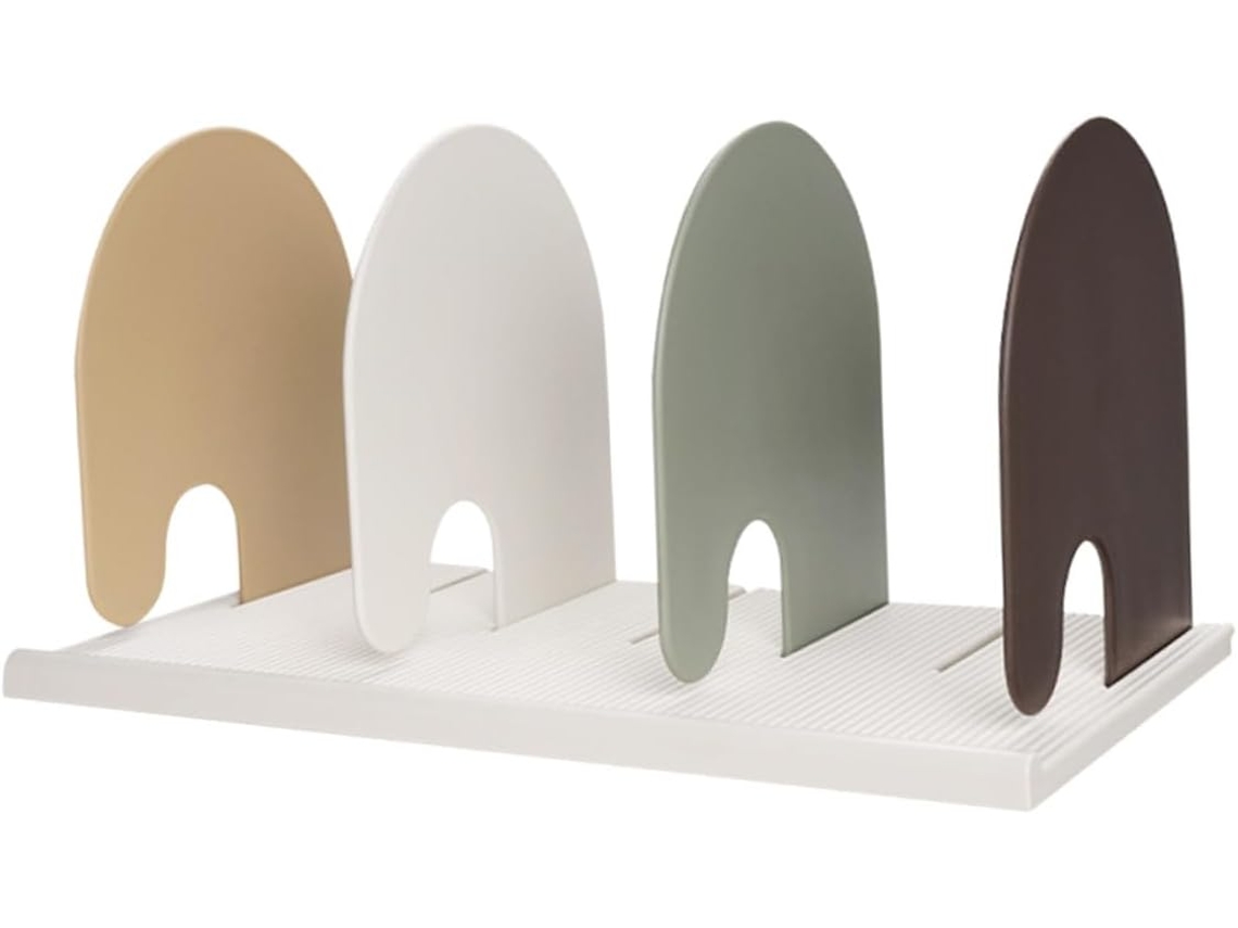 Sujetalibros De Plástico De Estilo Sencillo Para Oficina.