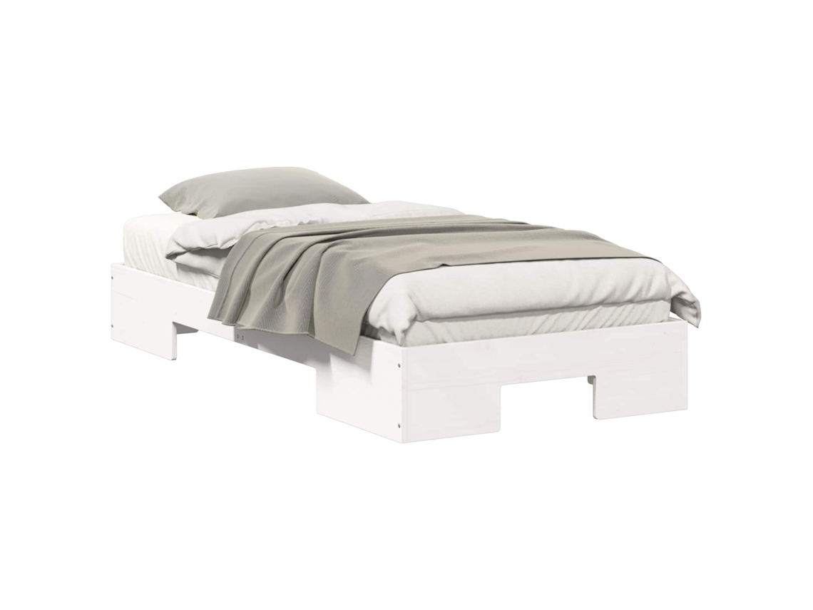 Maison Exclusive - Estructura De Cama Blanco 90 X 200 Cm
