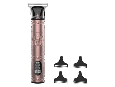 CECOTEC Cortapelos y Perfiladora Profesional Bamba PrecisionCare Warrior. Cuchilla Afilada de Alto Rendimiento, 4 Peines Guía 1-4 MM, Autonomía 120...