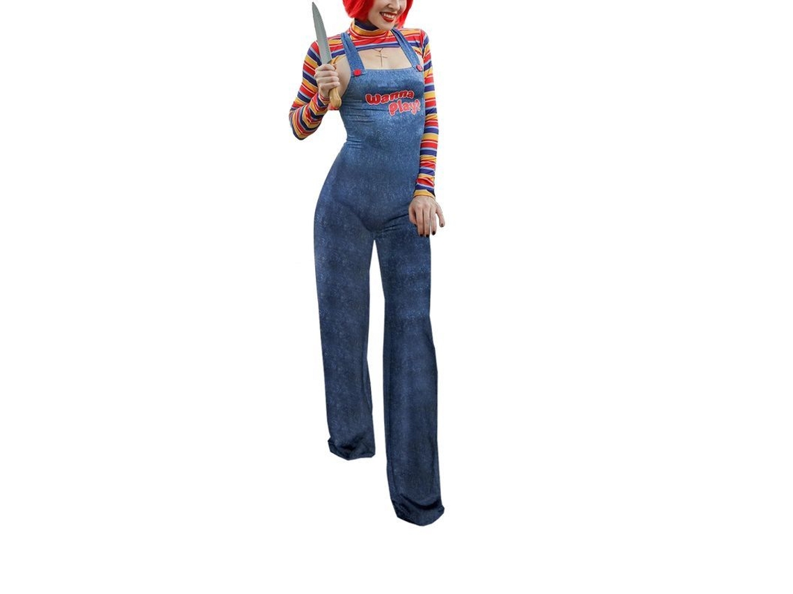 Disfraz De Muñeca Chucky Para Mujer Para Halloween - Conjunto De Muñeca Asesina Para La Noche De Miedo