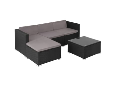 Conjunto De Ratán Lignano TECTAKE