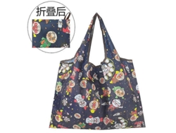 Bolsa de compras grande reutilizable, bolso de hombro para mujer con bolsillo, soporta hasta 22,7 kg (50 lb), plegable, ecológico y lavable.