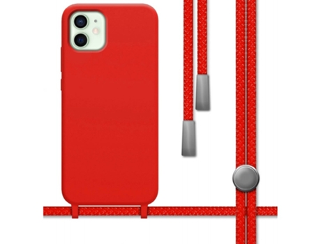 Carcasa iPhone 12 Mini (5.4) TUMUNDOSMARTPHONE Colgante Rojo