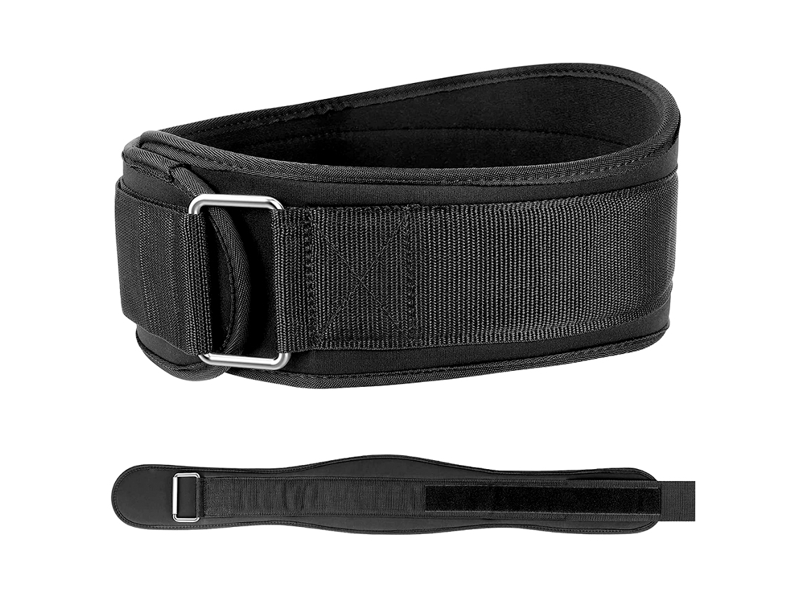 (negro L) Cinturón De Levantamiento De Pesas Ajustable, Adecuado Para Entrenamiento Físico.
