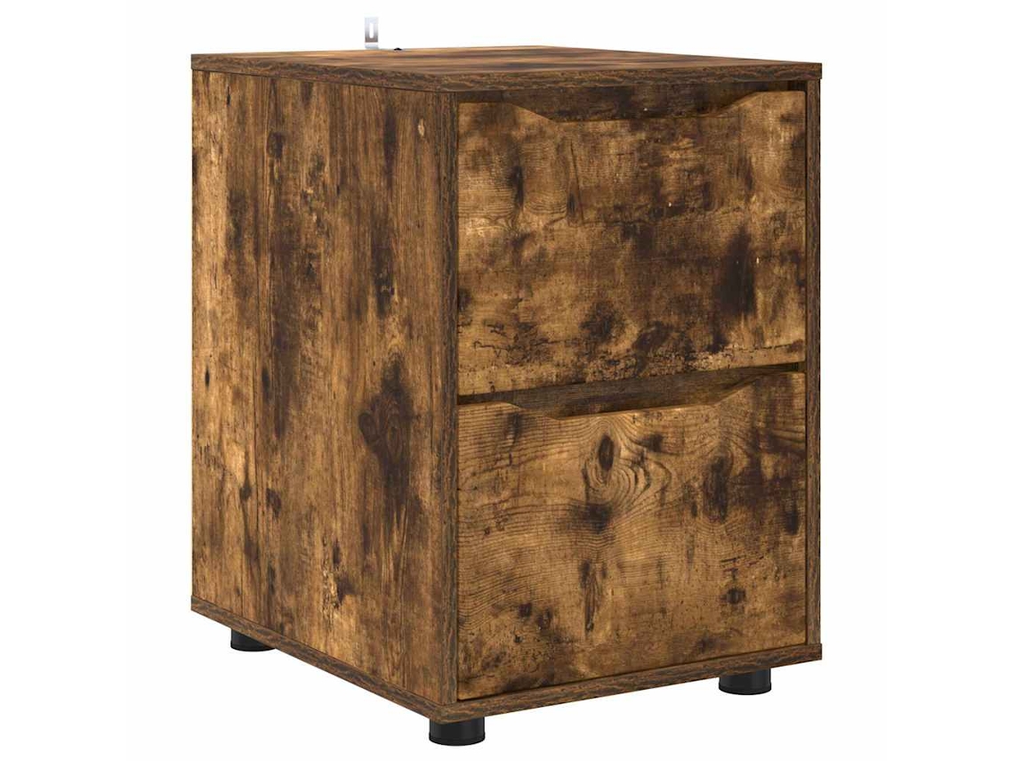 Maison Exclusive - Armario De Almacenamiento Roble Ahumado 40 X 48 X 57 Cm