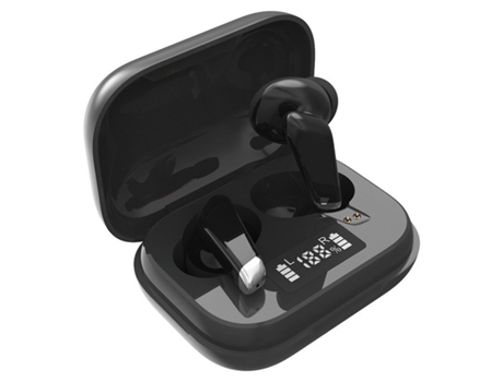 Auriculares Bluetooth True Wireless Urban LCD Stereo Dual Pod Earbuds Cool Urban Black
