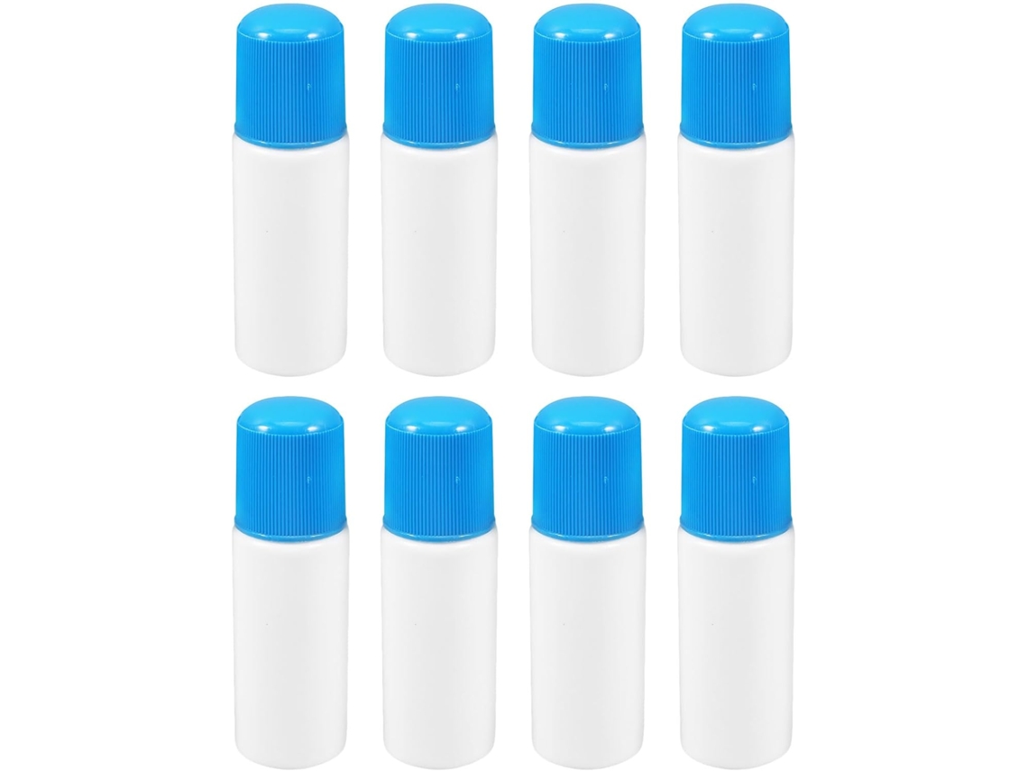 Frascos Applicateurs Recargables 8 Pièces 30 Ml Embout Éponge Ergonómico En Plástico Pour
