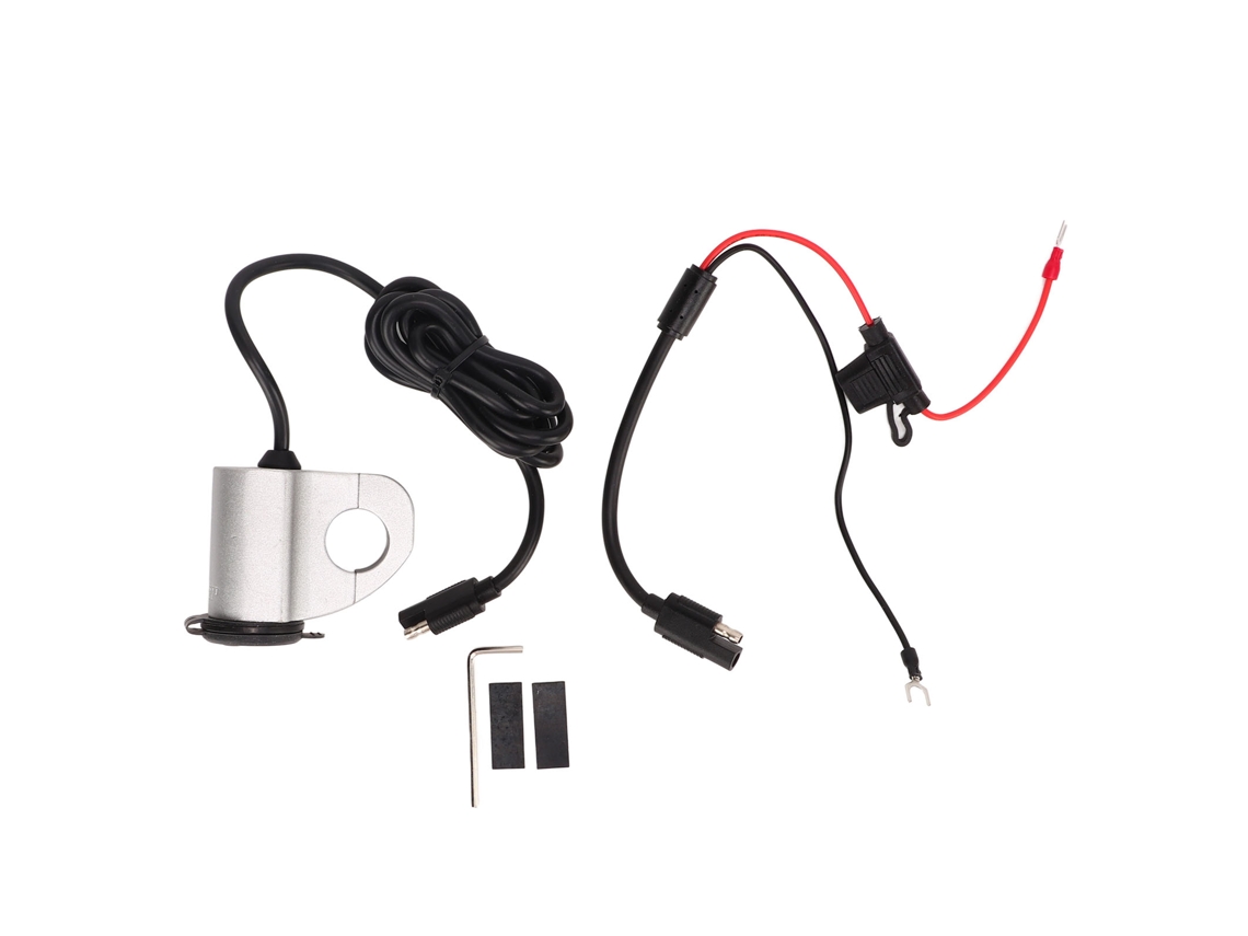 2026-cargador Usb Para Moto Impermeable Adaptador De Energía 12v Con Pantalla Digital De Voltaje Y Interruptor