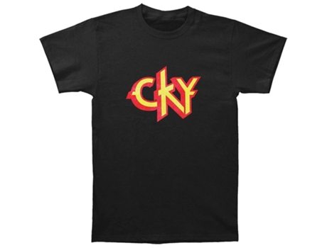 Camiseta ROCKINSTONE con logo clásico de CKY (Algodón - S)