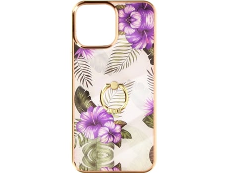 Carcasa iPhone 12 Pro Max AVIZAR Anillo Sujeción Morado