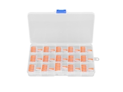 15pcs Conector De Cable Conductor De Splicing Rápido Compacto Splitter Terminales Df‑15 Transparente