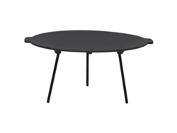 Plato de parrilla VIDAXL Negro Hierro (44 x 22.5 cm)